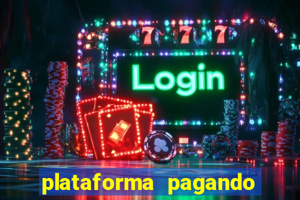 plataforma pagando bonus no cadastro